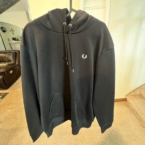 Fred Perry tricot embroidered hoodie